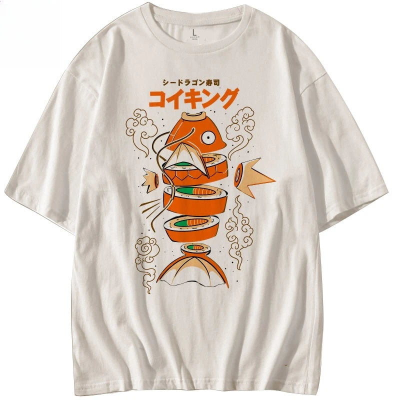 Japanese Style Cotton T-shirt